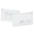 thumbnail image 1 of Office Depot Transparent Zipper Envelopes, Check Size, Clear, Pack Of 3, 667812, 1 of 2