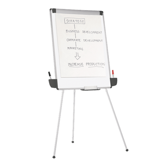 Office Depot Tripod Dry-Erase Easel, 29 3/8in. x 44in., EA2300433-001