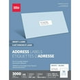 Office Depot White Inkjet/Laser Address Labels, 1in. x 2 5/8in., Box of