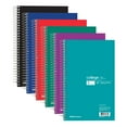 thumbnail image 1 of Office Depot Wirebound Notebook, Perforated, 6in x 9 1/2in, 3 Subjects, College Ruled, 150 Sheets, 1 Notebook, Assorted Colors (No Color Choice), 06900-06681, 1 of 2