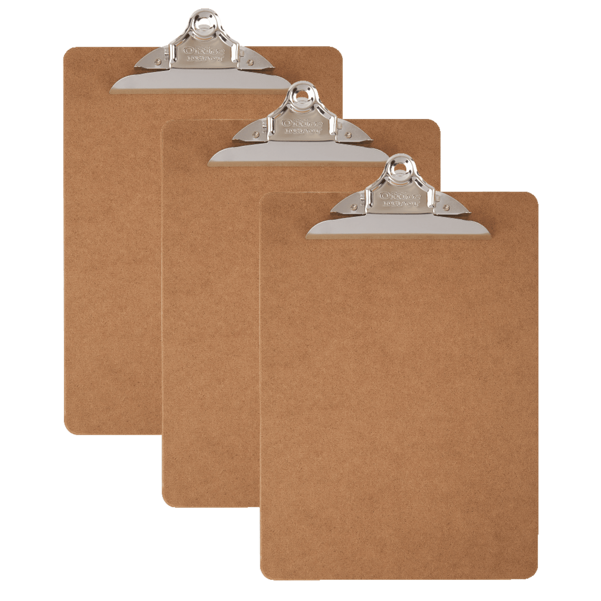 Office Depot Wood Clipboards, Letter Size, 100% Recycled,Pack Of 3, 10040
