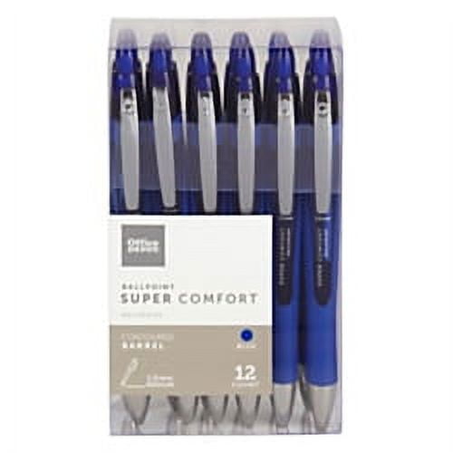 Sksloeg Ballpoint Pens Black No Bleed Black Click Retractable Pens, 6-Count  Pack, Gift Pens for Smooth Writing, Pens with Super Soft Grip Ball Point  Pen 