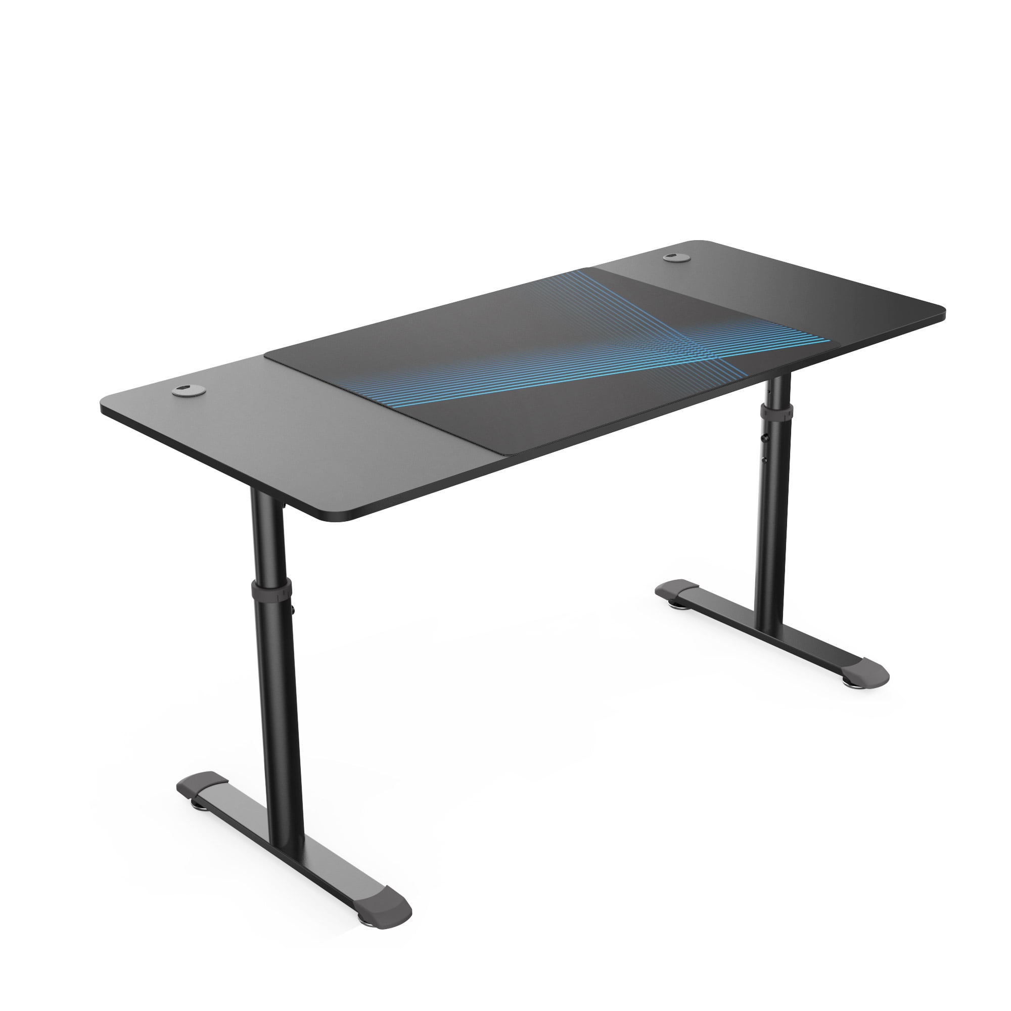 Office Desk 60 Inch Black Manual Height Adjustable Desk