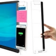 thumbnail image 1 of SkyAuks Office Desk Accessories 2pcs Computer Monitor Memo Board Message Board Supplies for Women Men Sticky Note Holder Home Desktop Decor, 1 of 7
