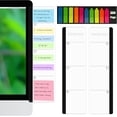 thumbnail image 1 of Office Desk Accessories 2pcs Multifunction Computer Monitor Memo Board - Transparent Computer Side Panel Memo Creative Monitor Side Panel with Phone Holder Suitable for Office Home Desktop, 1 of 12