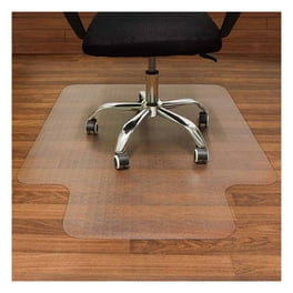 ESASSALY Non Slip Office Chair Mat for Carpet Hardwood Protector Easy Glide Plastic Floor Mat for Work Home Gaming Walmart