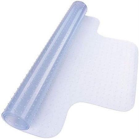 Office Desk Chair for Carpets Low Pile PVC Floor Protector Studded Back 2.5mm with Eco-Friendly 48" x 36"