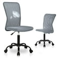 Office Desk Chairs No Arms Mesh Task Chair Ergonomic Computer Chair