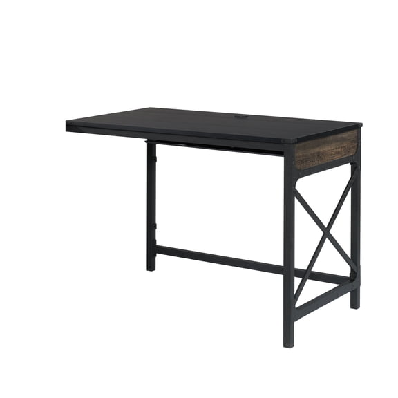 Office Desk, Desk Return 42", Brown finish, Brown Work Surface,Engineered Wood Office Workstation, Furniture, Office, Desks & Work Surfaces Desk Return 42", Brown finish