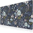 thumbnail image 1 of Office Desk Pads Floral Pattern Jumbo Mouse Pad Gaming Mousepad Large Mouse Pads The Desk Mat Non-Slip Rubber Base Waterproof with Stitched Edges 35.4 X 15.7 for Game Office,, 1 of 6