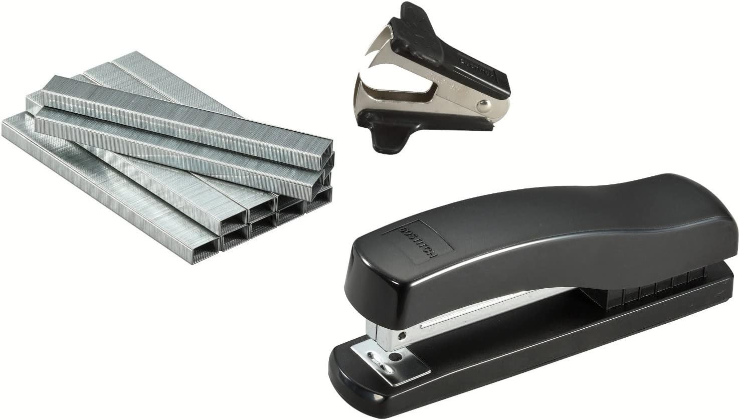 Office Desktop Stapler Value Pack, 20 Sheet Capacity, Opens for Tacking
