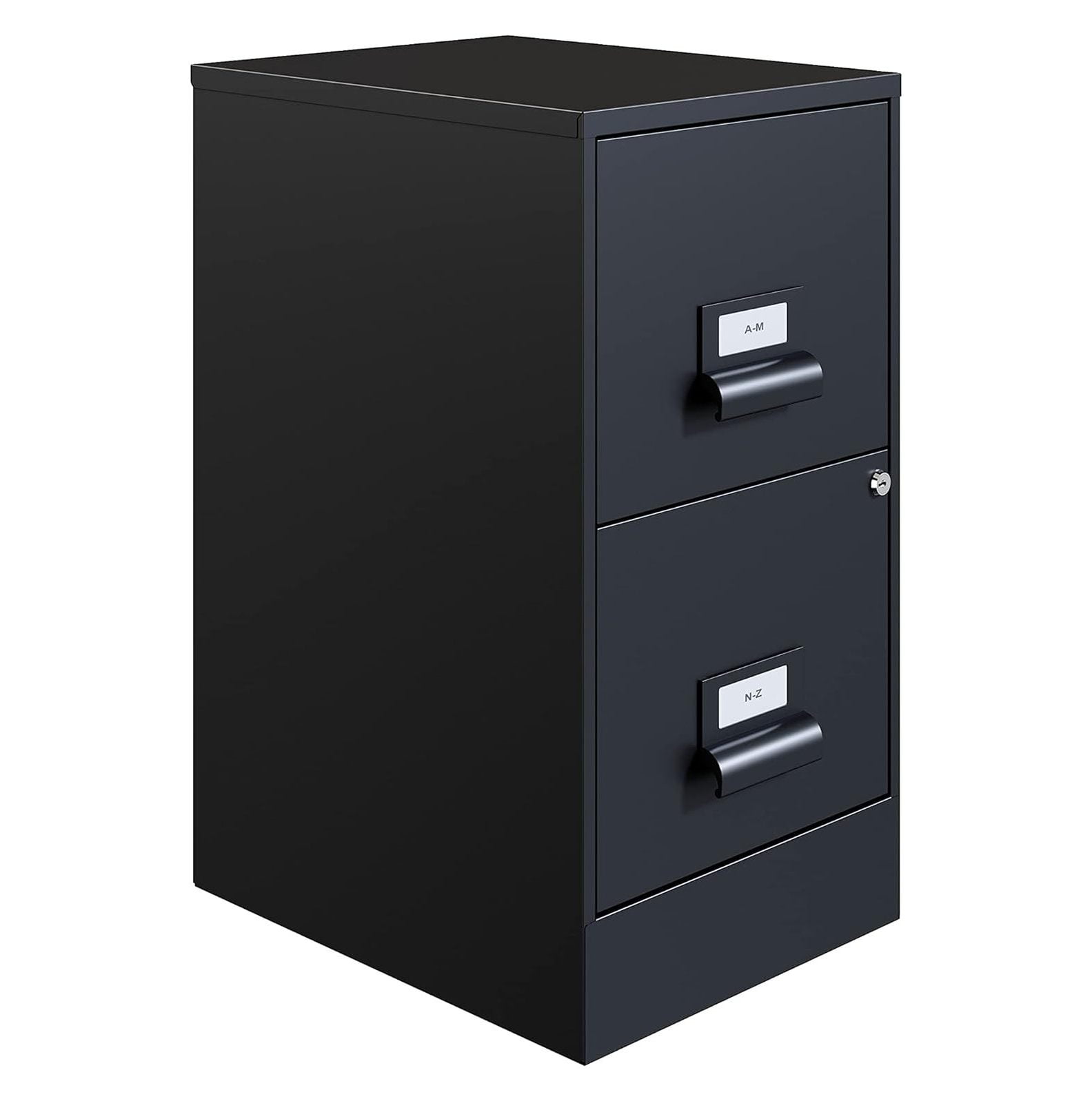Office Dimensions 18" Deep 2 Drawer Premier Height File Black