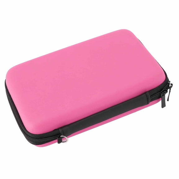 Office Electronics Game Console Travel Case, Game Console Carrying Case Protective for New 2DS XL Pink