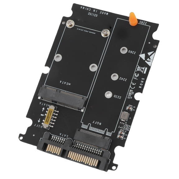 Office Electronics Mini M.2 NGFF & MSATA SSD to 3.0 Adapter Converter Card for Computer Upgrades