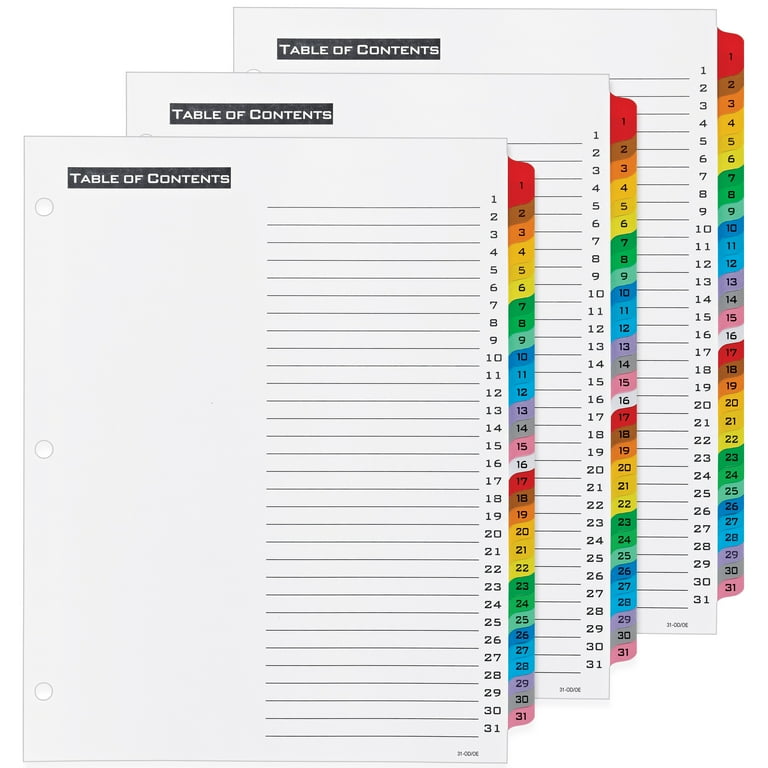 Office Depot Divider Templates Office Depot Brand Plain Dividers With
