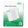 thumbnail image 1 of Office Essentials Tables 'n Tabs Paper Divider, White, A-Z (24885), 1 of 2