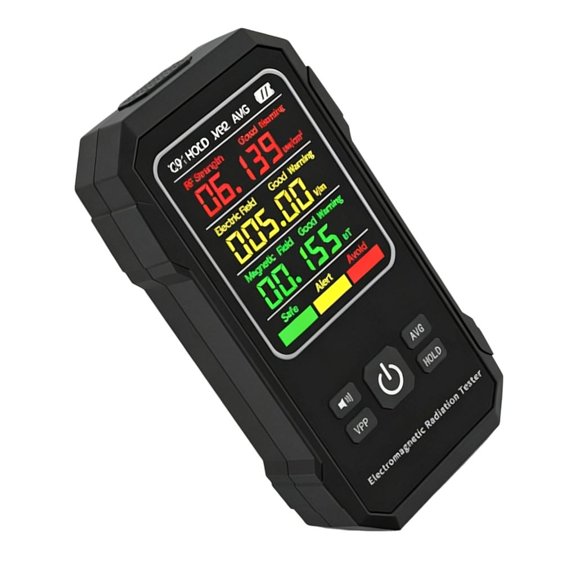 Office Field Meter Electromagnetic Radiation Tester with Screen Guidance and Hold Function for Shared Home Checks
