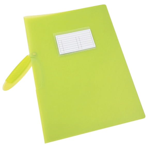 Office File Binder With Sliding Bar Wear,Report Covers for A4 Letter Size Paper,Report Folder,Plastic Journal Cover,Reusable Planner Binder,File Document Binder for School Business,Green
