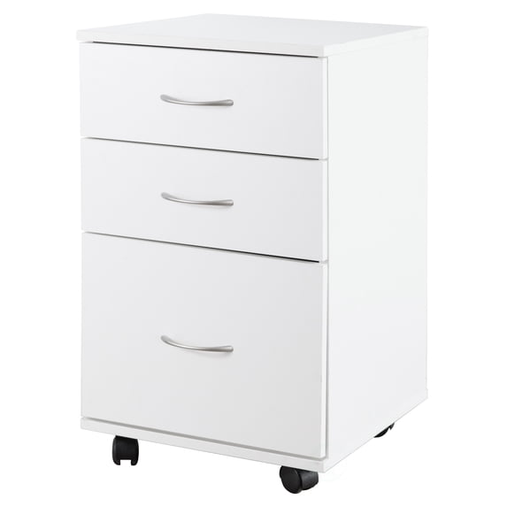 Office File Cabinet 3 Drawer Chest with Rolling Casters