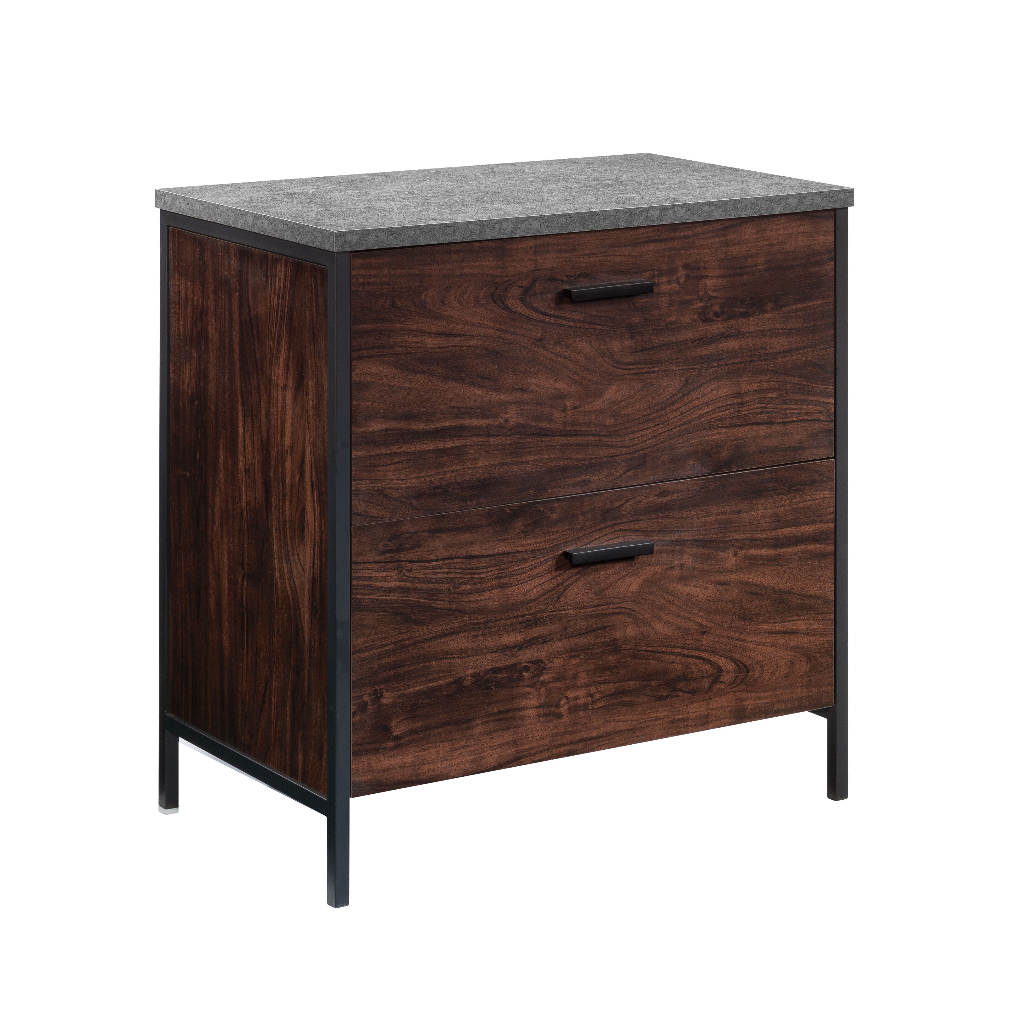 Office File Cabinet, Lateral File, Dark Walnut finish, Dark Walnut Storage Cabinet For Office,Engineered Wood Office Cabinet Storage, Furniture, Office, File Cabinets & Storage Cabinets Lateral File,