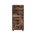 thumbnail image 1 of Office File Cabinets Wooden File Cabinets for Home Office Wood File Cabinet Mobile File Cabinet Mobile Storage Cabinet Filing Storage Drawer by Naomi Home-Color:Rustic Brown,Size:6 Drawer, 1 of 11
