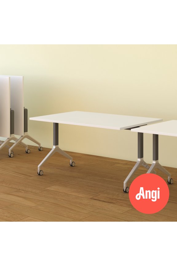 Office Folding Table & Chair Assembly
