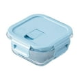 thumbnail image 1 of Office Fresh-keeping Glass Bento Box, Microwave Safe Heated Lunch Box, Divided Meal Prep Container, Portable Food Storage for Work, Leakproof Reusable, 1 of 6