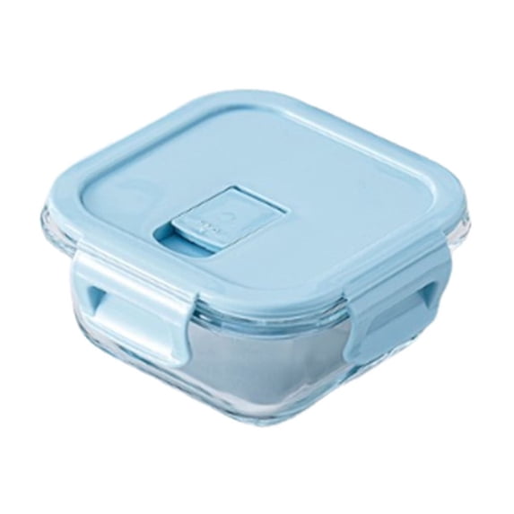 Office Fresh-keeping Glass Bento Box, Microwave Safe Heated Lunch Box, Divided Meal Prep Container, Portable Food Storage for Work, Leakproof Reusable