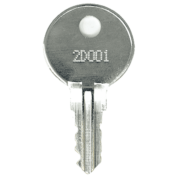 Office Furniture Replacement Key for Ilco 2D034