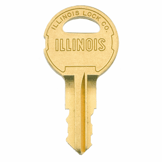 Office Furniture Replacement Key for Illinois Lock J384