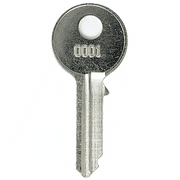 Office Furniture Replacement Key for Real Locks 0001