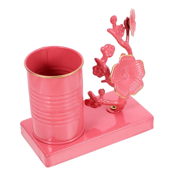 Office Gadgets Pen Holder for Desk Iron Plum Blossom Student