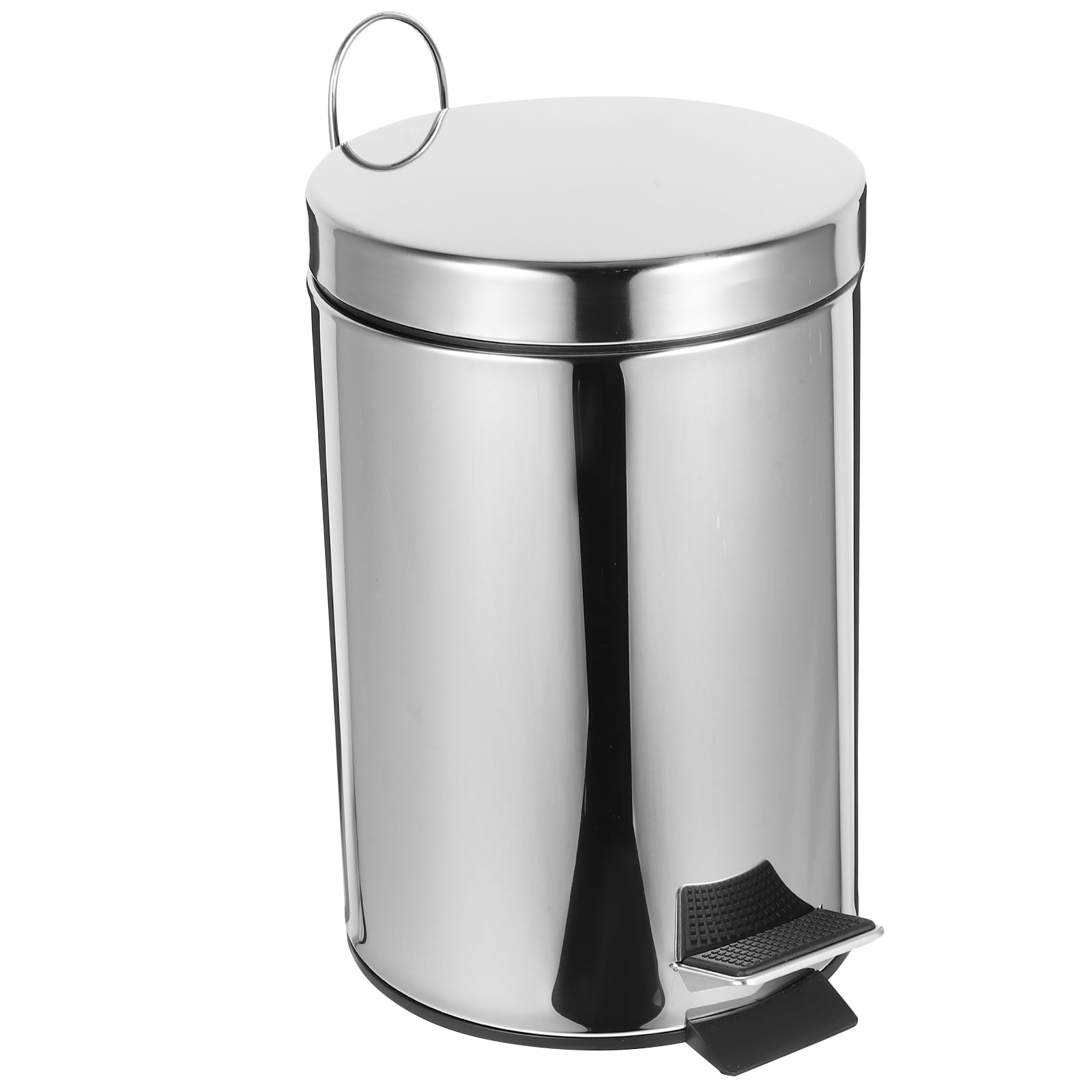 Office Garbage Cans Trash Stainless Steel Wastebasket Bin 410