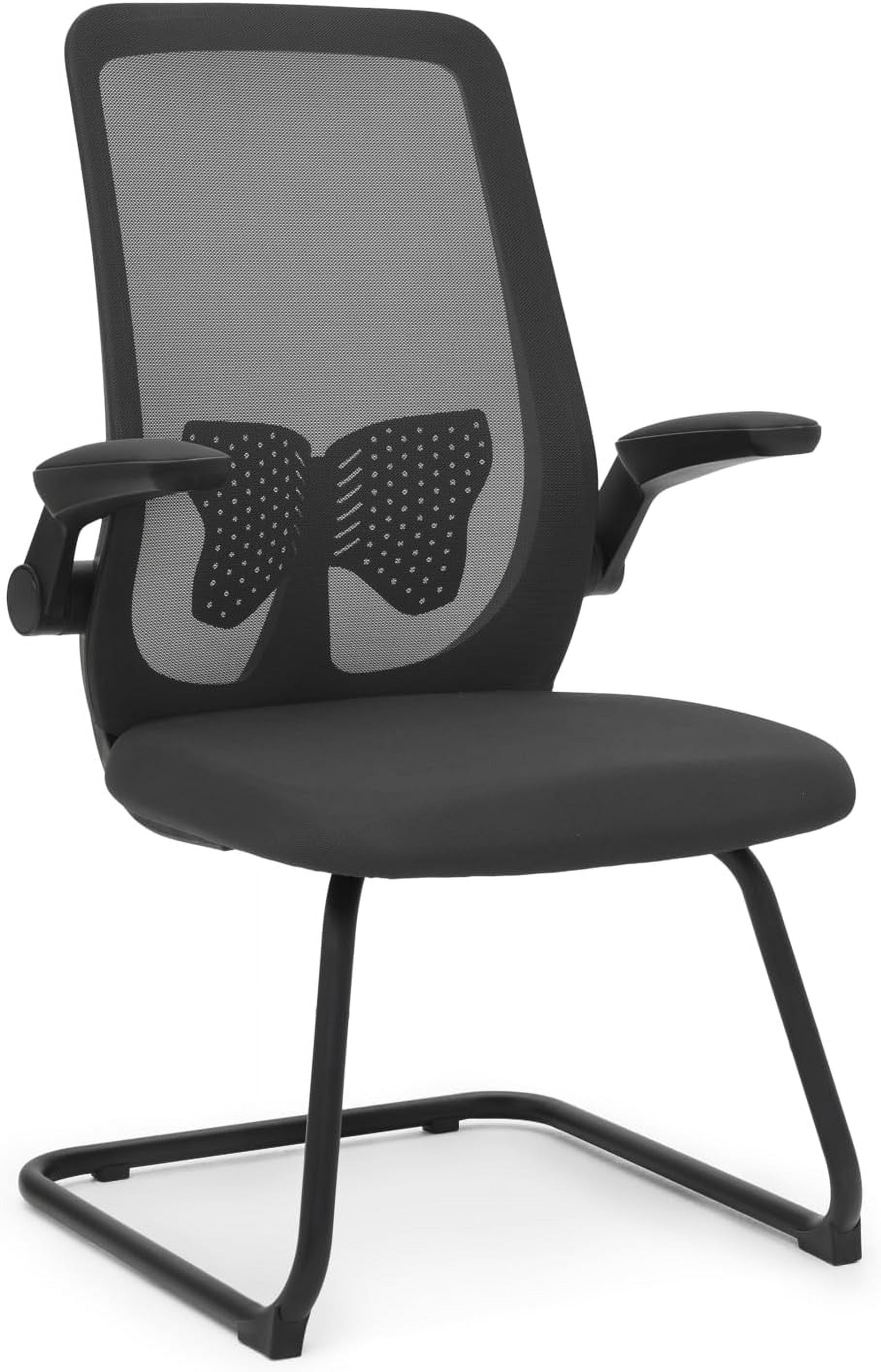 Office Guest Chair Without Wheels, Executive Reception Chair With