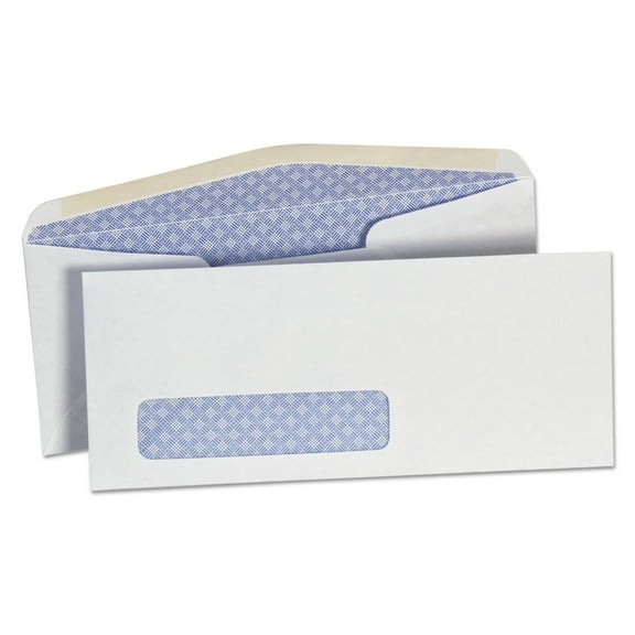 Office Impressions Security Tint Window Envelopes, #10, 4 1/8 x 9 1/2, White, 500/Box -OFF82291
