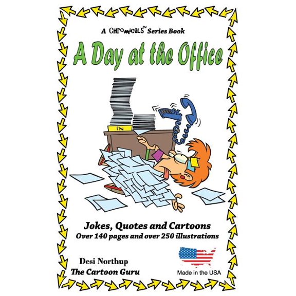 Office Jokes + Cartoons: A Day at the Office : Jokes + Cartoons in Black + White (Series #1) (Paperback)