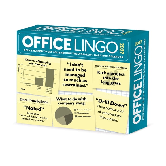 Willow Creek Press, Office Lingo 2027 Box Calendar