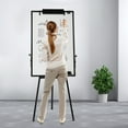 thumbnail image 1 of Office Magnetic Dry Erase Board Stand Tripod Whiteboard Easel Adjustable Height, 1 of 9