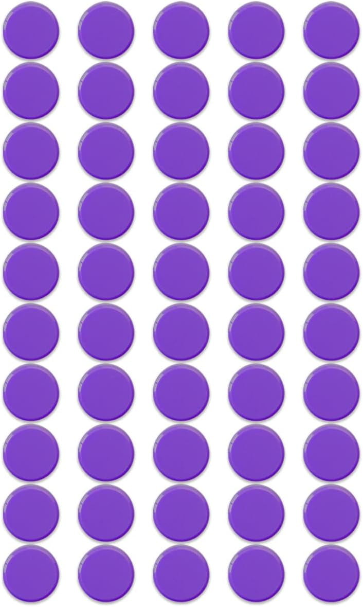 Office 50 Pack, Heavy Duty Round Refrigerator Whiteboard Locker