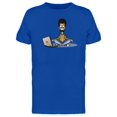 thumbnail image 1 of Office Man Meditation Cartoon Tee Men's -Image by Shutterstock, 1 of 2
