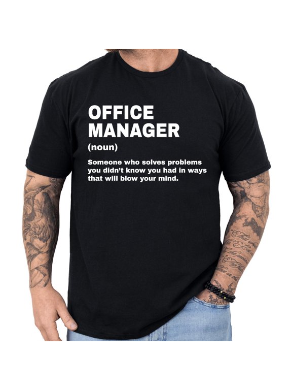 Office Manager Definition Profession Gift T-Shirt