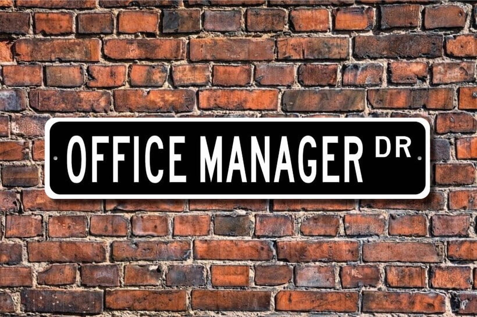 Office Manager Office Manager Gift Office Manager sign office employee ...