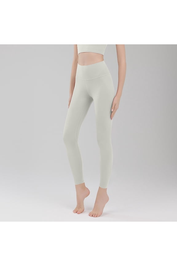 Office Pants for Women Women's Fashion Casual Leggings Spring Summer Hip-Lifting Tights Outerwear Breathable Yoga Long Pants White M