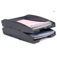 thumbnail image 1 of Office Plastic Desk Letter Tray (2 Pack) - Stackable, 1 of 11