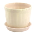 thumbnail image 1 of Office Plastic Desktop Adornment Plants Cactus Planting Pot Flowerpot Beige for Christmas, 1 of 3