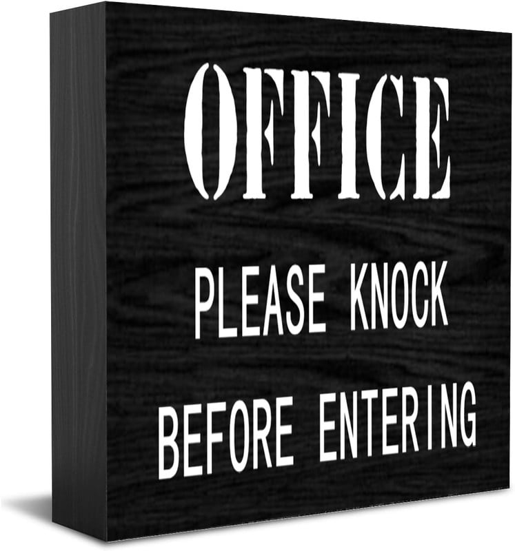 Funny Office Wooden Box Sign - I Don't Always Whoop - 5x5 Inch Desk Decoration