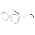 thumbnail image 1 of Office Portable Durable Computer Goggles Anti-Blue Light Glasses Ultra Light Frame Oversized Eyeglasses BLACK GOLD, 1 of 8