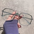 thumbnail image 1 of Office Portable PC Men Women Optical Spectacle Eyeglass Eye Protection Square Eyeglasses Frame Eyewear Anti-Blue Light Glasses Computer Goggles BLUE, 1 of 8