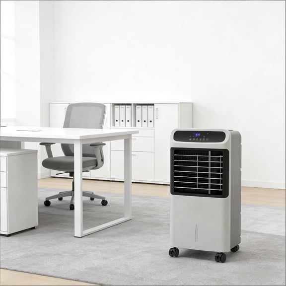 Office Portable Swamp Cooler,3-In-1 Ice Cooling Fan,Evaporative Air Cooler