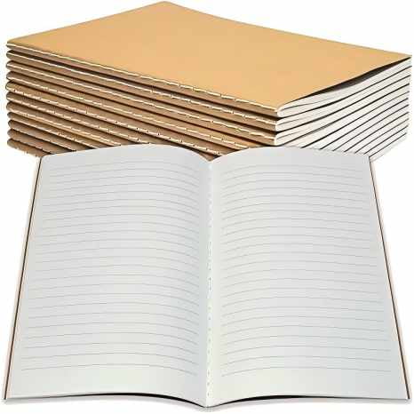 Office Products Kraft Notebooks Lined Paper